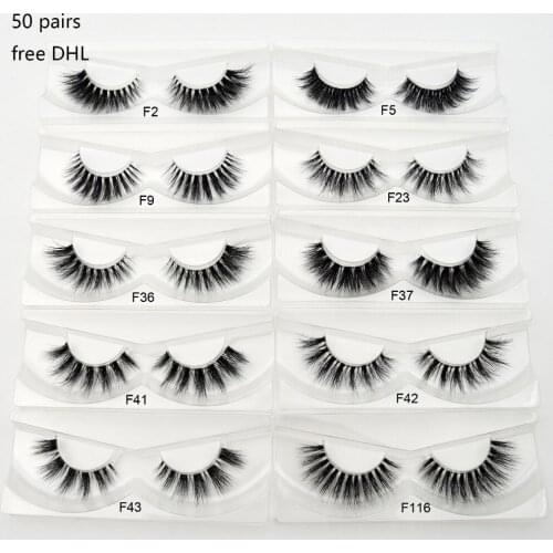 Wholesale Free DHL 50pairs False Eyelash Invisible Band Lashes Natural Eyelashes Cilios Long Lashes Clear Band Mink Eyelashes
