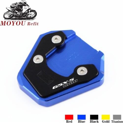 For Suzuki GSX-S1000 GSX-S1000F GSR750 GSXS1000 Brand New Motorcycle Kickstand Side Stand Extension Pad Enlarge Support Plate