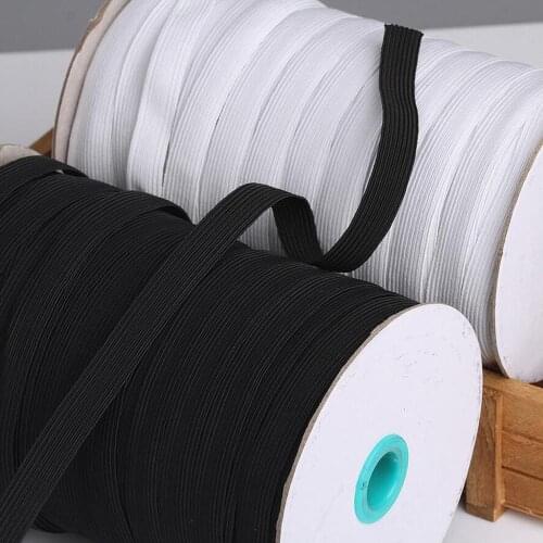 10m Elastic Band Elastic Cord Dressmaking Cuff Sew Craft DIY Woven Beading