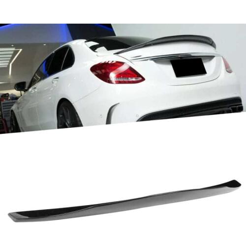 Glossy Black for PSM Style Duckbill Trunk Lid Spoiler Wing Fit for Mercedes-Benz C-Class W205 2015-2020 car accessories