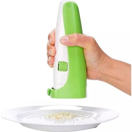 Multifunctional Stainless Steel Safety Blade Practical Magic Manual Mincer Chopper Garlic Press Crusher