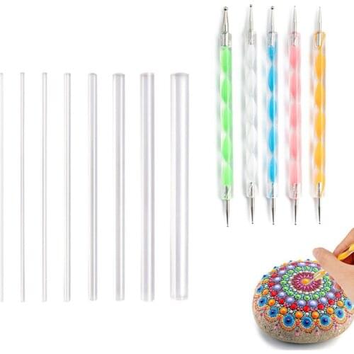 13Pcs Mandala Dotting Tools Set For Painting Rocks Dot Kit Rock Stone Painting Pen Polka Dot Tool Template Cosmetic Paint Tool