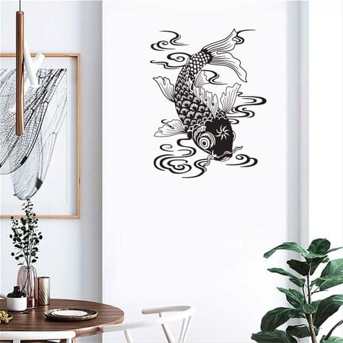 Carp Fish Wall Stickers Car Styling Sea Animals Wall Decorative Wall Decals Home Decor Art Design Mural Vinyl DW11462
