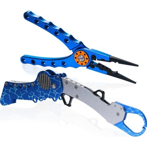 New Fishing Pliers Fishing Tool Set Fishing Tackle Set Aluminium Fishing Lip Grips With Dragon Pattern Handle High Promotion Set