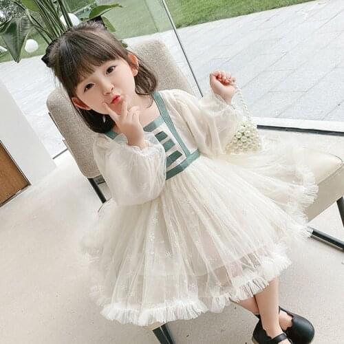 Girl Dress Kids Baby Gown 2021 Stylish Winter Autumn Toddler Princess Outwear School Uniform Dresses Children Clothing