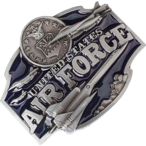 8.6x6.2cm Air Force Eagle Belt Buckle for Men Cowboy Waist Strap Belt Ornament