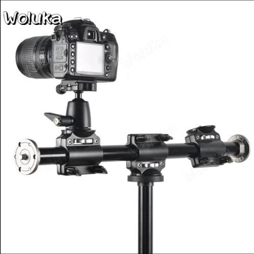 Camera SLR four-headed cross-arm tripod vertical overhead shot long pole shooting prop crossbar light stand CD50 T08