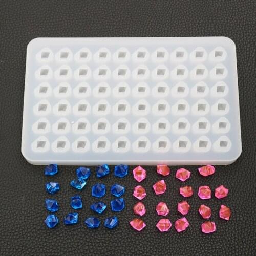 DIY Crystal Epoxy Resin Mold Irregular Ice Tray Ice Cube Silicone Mold For Resin