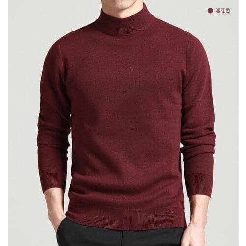 Mens Small Middle Half Turtleneck Sweater Tshirt Korean Slim Trend Thickened Bottom Coat Large Youth Winter Men Clothes Pullover