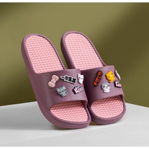 Slippers womens bathroom womens indoor bath home lovers silent thick bottom home slippers men men shoes men slippers