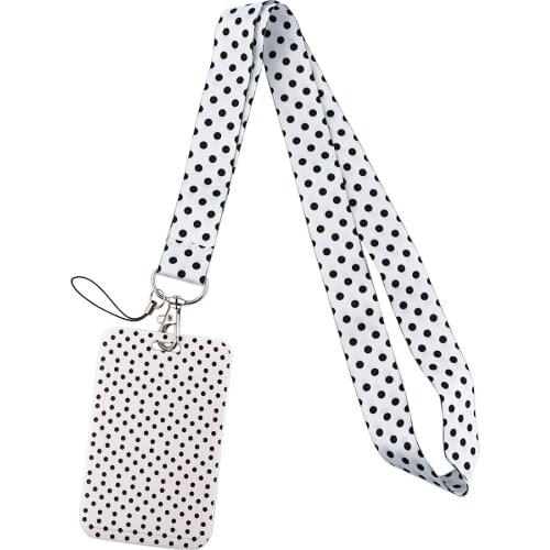 YA232 Wave Point Keychain Lanyard For Keys Mobile Phone Hang Rope Keycord USB ID Card Badge Holder Keychain DIY Lanyards