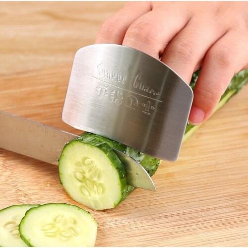 Finger Guard Protect Food Knife Cut Vegetable Palm Rest Finger Protector Hand Guard/Cheap Smile -Shaped