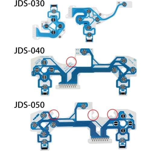 10PCS For PS4 030 040 050 Controller Conductive Film Flex Cable Circuit Board B85B