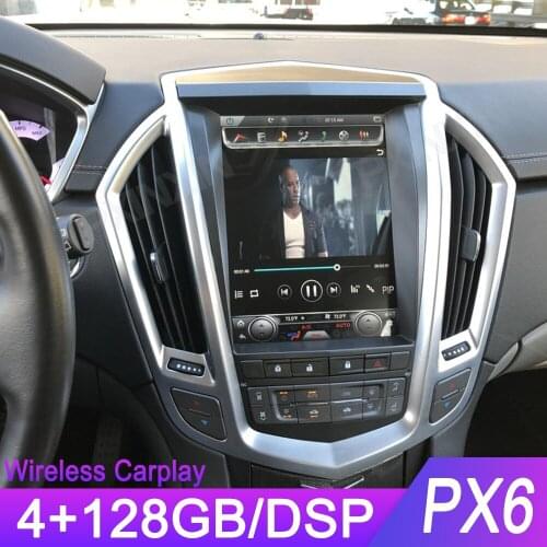 128G Android 9 For Cadillac SRX 2013-2018 Tesla Style Car GPS Navigation Stereo Head Unit Multimedia Player Auto Radio Carplay