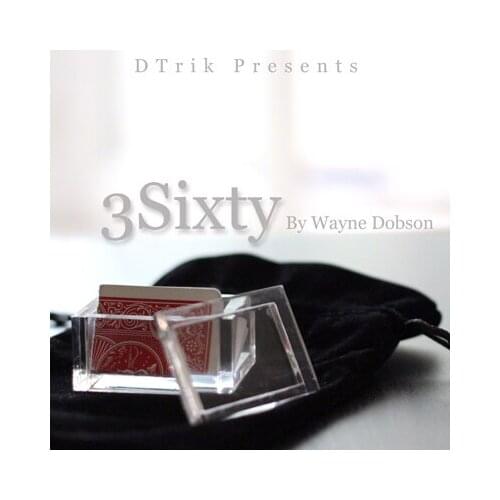 3Sixty by Wayne Dobson (DVD+Gimmick) - Trick,Card Magic Props,close up magic,Accessories,stage,illusions,Mentalism,comedy