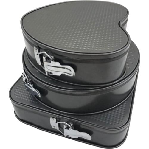 3Pcs/Set Springform Cake Pan,Leakproof Non-Stick Cake Oven Mould, with Unique Releasable Latches and Move Bottom