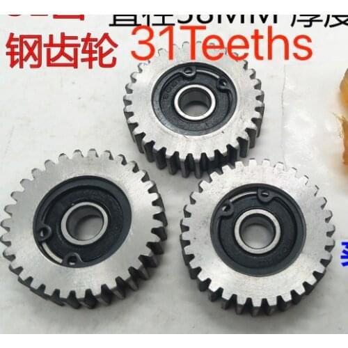 3Pieces/Lot Gear Diameter:38mm 31Teeth Thickness:11.5mm Electric Vehicle Steel Gear