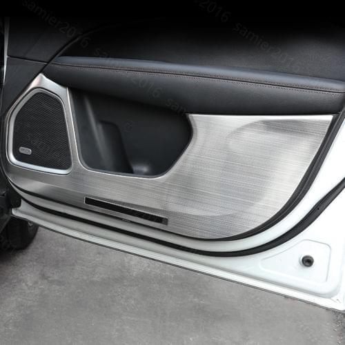 4pcs Steel Fit For Jeep Compass 2017 Door Anti-Kick Anti-Dirty Guard Cover Trim