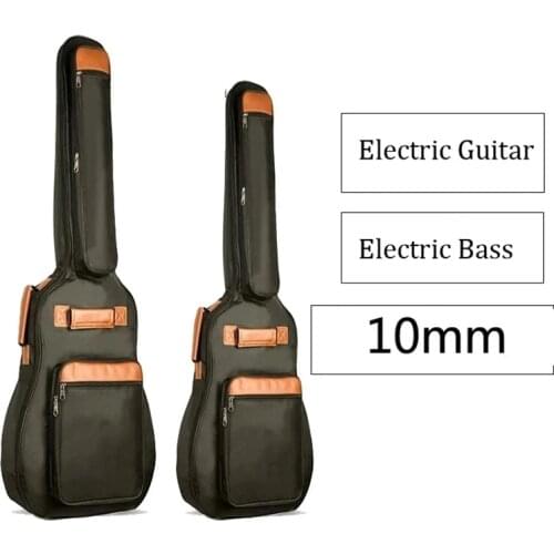 40/46 Inch Electronic Guitar Bass Protect Dust Cover Bag Soft Waterproof Backpacks with 10MM Thicken Padded Case Unisex K115