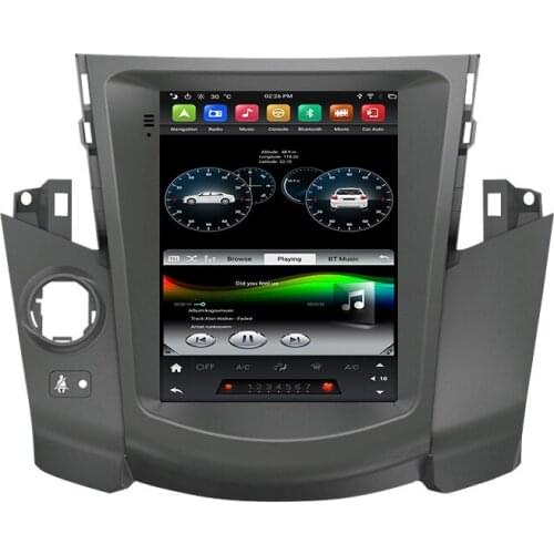 9.7" Android 9.0 car multimedia player PX6 Tesla Style touch Radio For Toyota RAV4 2009 DSP 6 Core Audio 4+64G Stereo 4+32G IPS