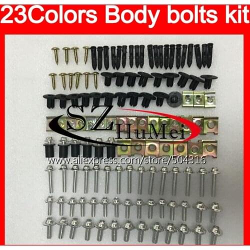 Fairing bolts full screw kit For YAMAHA FZR400 86 87 88 FZR400R FZR 400R FZR 400 R 1986 1987 1988 88 Windscreen bolt screws Nuts