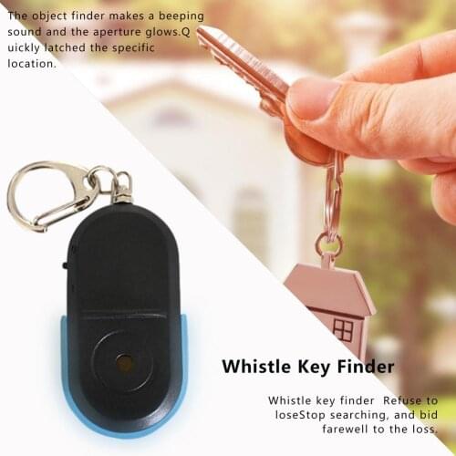 Key Anti-Lost Key Chains Alarm Keyrings Wireless Whistle Key Finder Keychain Tracker Lost Key Women Men Unisex Electronic Gift