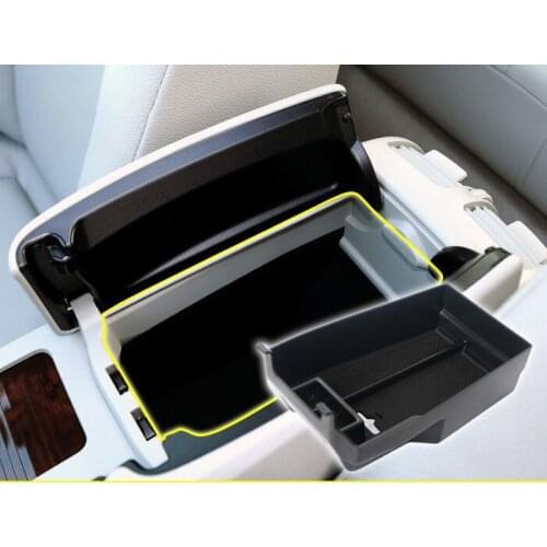 Car Central Armrest Storage Box Console Arm Rest Tray Holder Case Palle decoration car Accessories for benz C Class