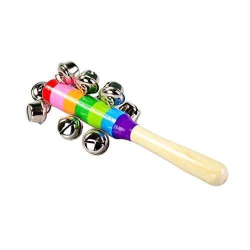 Montessori Wooden Rattles For Baby Sand Hammer Infant Rattle Educational Musical Wooden Toys Development Handbell Kids Toys