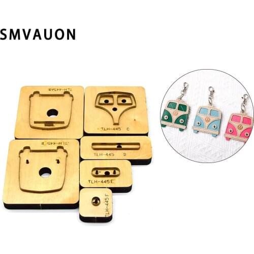 Wooden Cutting Dies Diy 2021 Key pendant phone Leather Mold Suitable For Die-cutting Machines