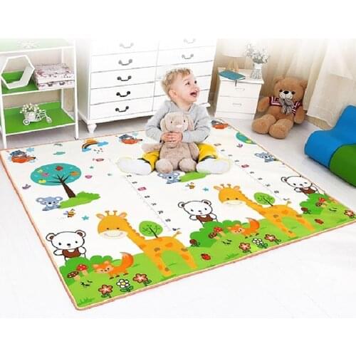 Double Surface Baby Playmat Children Game Carpet Kids Room Mat For Baby Playpen Waterproof Baby Carpet For Fence Child Game Pad