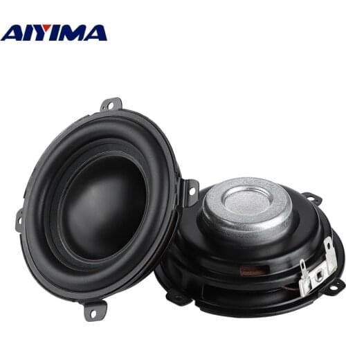 AIYIMA 2Pcs 3.25 Inch Mid-woofer Speaker 85MM 4 Ohm 25W Audio Sound Speaker Home Theater Loudspeaker For Power Amplifiers