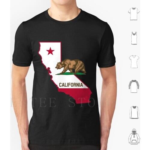 The Bear State T Shirt Cotton Men DIY Print California The Bear State Bruins Ucsd Ucd Los Angeles West Coast Beaches Bikinis