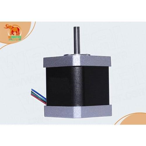 Best Selling! Nema 17 wantai stepper motor 42BYGHW811 0.48N.m 2.5A for 3D printer CNC Router Grind Foam Mill Cut Laser