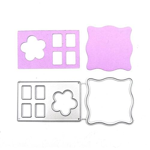 Julyarts Flower Frame Dies Scrapbooking Soldes Crafts Scrapbooking Album Decor Embossing Cards Making DIY Crafts