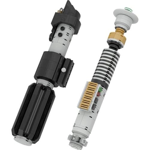 Star MOC Wars Building Blocks Bricks DIY Models Assembly Toys General Robot Grievous Vader Lightsaber Hilt Combat Weapon Model