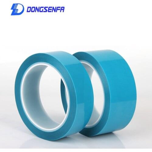 DONGSENFA 50Metre Blue Refrigerator Tape Appliance Facsimile Printer Air Conditioning Parts Fixed Tape PET Single-sided tape