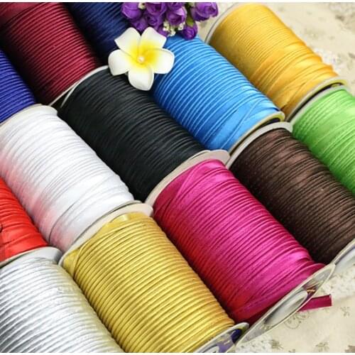 10mm Polyester Bias Cord Tape Bias Binding For DIY Garment Sewing And Trimming ribbonTape 72yard/roll