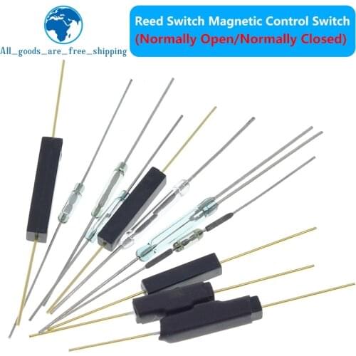 10pcs N/O Reed switch Magnetic Switch 2 * 14mm Normally Open Magnetic Induction switch For Arduino