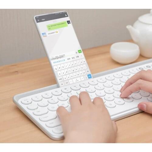Miwu Bluetooth Dual Mode Keyboard 104 Key Wireless / Bluetooth 2.4GHz Dual Mode Portable Keyboard