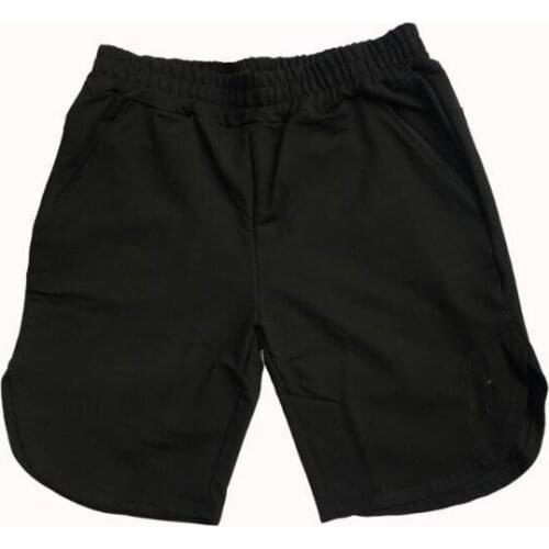 Mens Sports Casual Breathable Fitness Shorts Mens Running Training Cotton Black and White Gray Running Bodybuilding Shorts