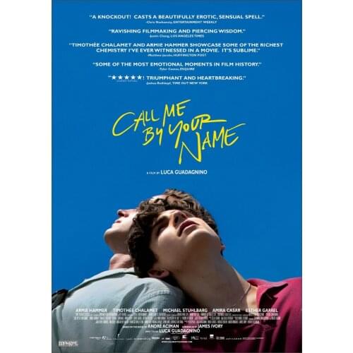 Call Me By Your Name Movie Art Silk Poster Print 24x36inch