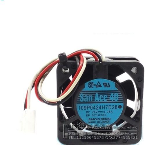 New original SanAce40 0.08A 109P0424H7D28 4015 inverter fan