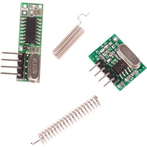 New Superheterodyne Rf Ontvanger En Zender Module Voor Arduino Uno Draadloze Module Diy Kit 433 Mhz Afstandsbediening controle