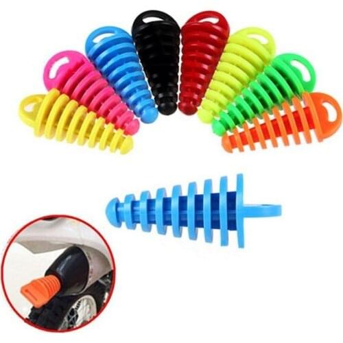 Popular Exhaust Muffler Silencer Wash Plug Mute Motorcycle Exhaust Pipe Move Blow Down Silencer Motorbike Accessories