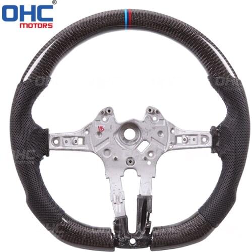 100% Real Carbon Fiber Steering Wheel compatible for F20 F22,F23 & F30,F31 F32,F33,F36 F87 M2,F80 M3,F82 F83 M1 M2 M3 M4