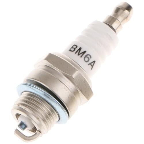 BM6A Spark Plug Glow Plug Standard Spark Plug BM6A Small Engine Replacemnet for 2-stroke Chainsaw Lawn Mower Strimmer