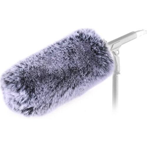 Outdoor Microphone Windscreen Fur Noise Reduction Mic Wind Muff Replacement for RODE VideoMic Pro/ RODE VideoMic Pro-R/ BOYA