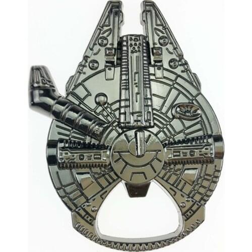 Vintage Spaceship Beer Opener Alloy Keychain Pendant Ornaments For Bar Kitchen Tools thrifty