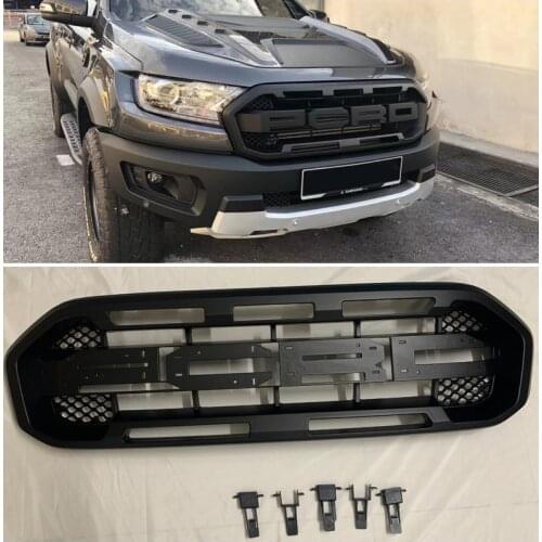 OWN DESIGN MODIFIED FRONT RACING GRILLS GRILLE MESH BUMPER MASK COVER FIT FOR 2018 RANGER T8 LOW VERSION EXTERIOR GRILL PARTS