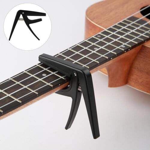 1 Pcs Ukulele Capo Ukulele Tuner Capo Clamp Quick Clip Plastic Guitar Musical Instrument Accessory